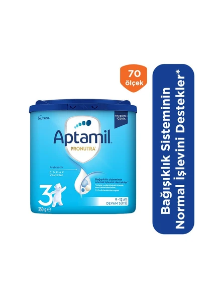 Aptamil 3 Prebiyotikli Devam Sütü 350 Gr ürün görseli 1