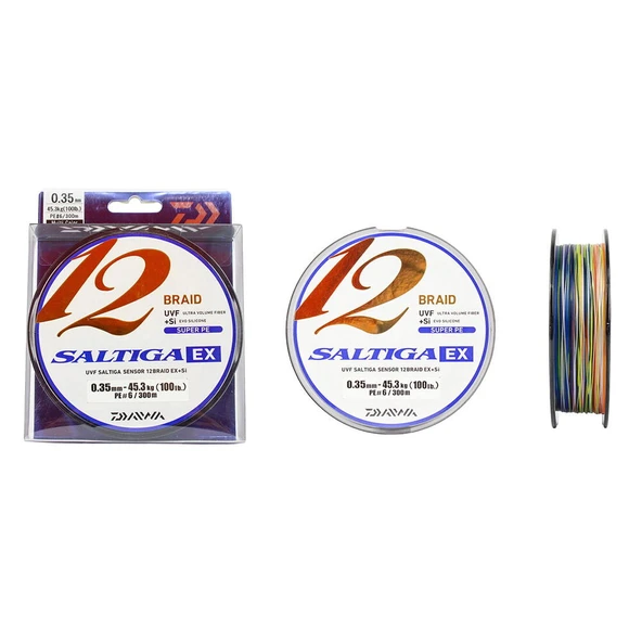 Daiwa Saltiga 12 0.35 Mm 300 Mt İpek Misina ürün görseli 1