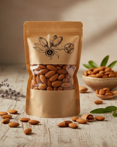 Tigem Çiğ Badem İçi 500 Gr - Resim 2