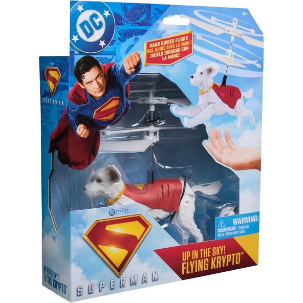 Elle Uçurulan Superman Köpek Figür - Resim 2