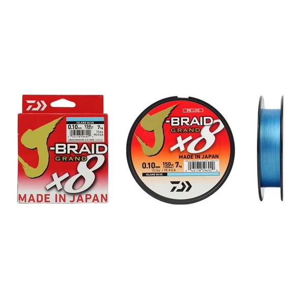 Daiwa Jb Grand 8B 0,10 Mm 135 M Blue İp Misina ürün görseli 1