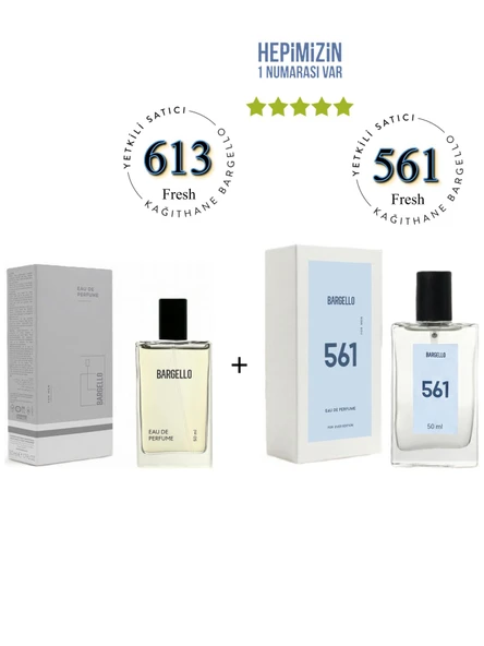 Bargello 613 + 561 Erkek Parfüm Edp 50 ml Fresh - Mnms613561 ürün görseli 1