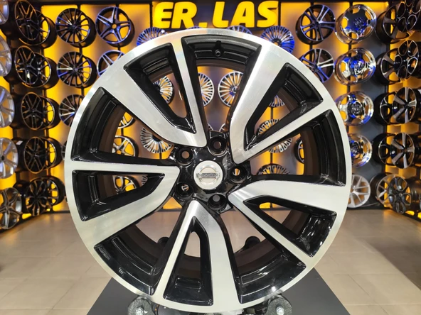 NİSSAN ORIJINAL 7*19 5*114.3 ET40 66.1 BLACK MACK JANT REVİZE EDİLMİŞ ürün görseli 1