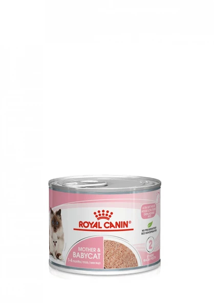 Mother&babycat Gebe/laktasyondaki Anne Ve Yavru Kedi Için Kedi Konservesi 195g ürün görseli 1