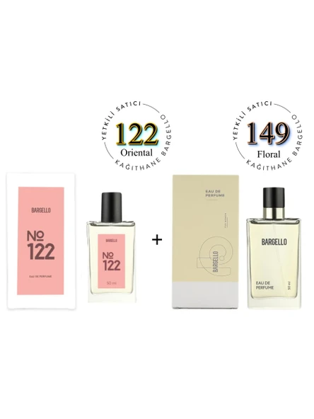 Bargello 122 + 149 Kadın Parfüm Edp 50 ml Oriental/floral - Mnms50122149 ürün görseli 1