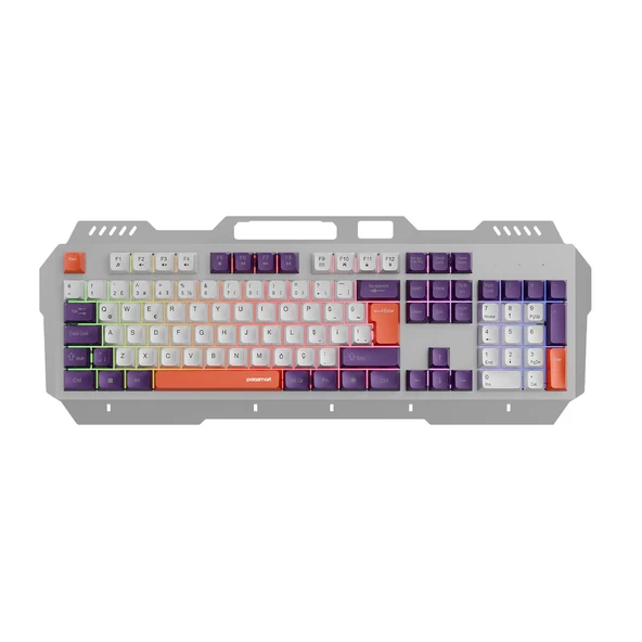 Polosmart PGM36 Kablolu RGB Aydınlatmalı Gaming Oyuncu Klavye Beyaz ürün görseli 1