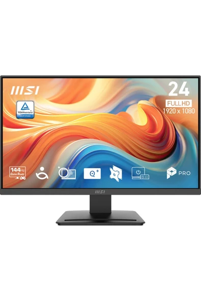 MSI 23.8" PRO MP241 E14V 1920x1080 16:9 FLAT VA 144Hz 4MS ADAPTIVE-SYNC MONITOR ürün görseli 1