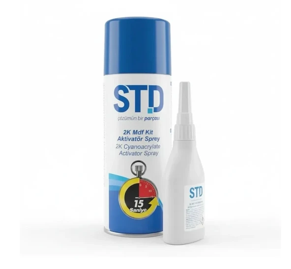 STD MDF KİT HIZLI YAPIŞTIRICI 400ML + 100GR ürün görseli 1
