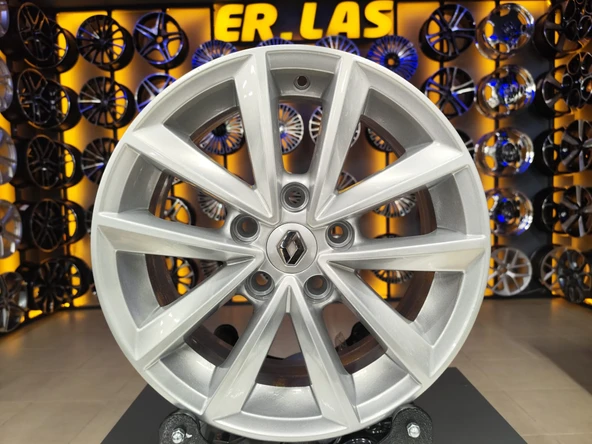 4 Adet RENAULT ORIJINAL 6.5*16 5*114.3 ET41 66.1 SILVER JANT REVİZE EDİLMİŞ (Takım) ürün görseli 1