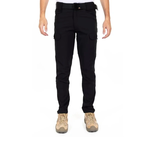 512 Likralı Esnek Taktik Outdoor Siyah Pantolon ürün görseli 1