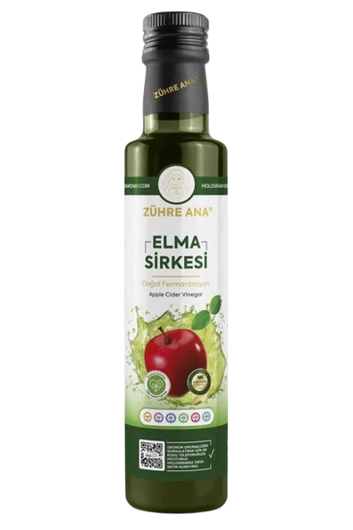 Zühre Ana Elma Sirkesi Doğal Fermantasyon 500 ml ürün görseli 1