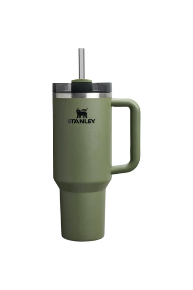 Stanley Quencher H2.O Flowstate™ Tumbler Pipetli Termos | 1.18L Haki ürün görseli 1