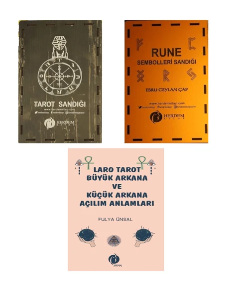 Tarot Sandığı & Rune Kartları & Laro Tarot Kartları ürün görseli 1