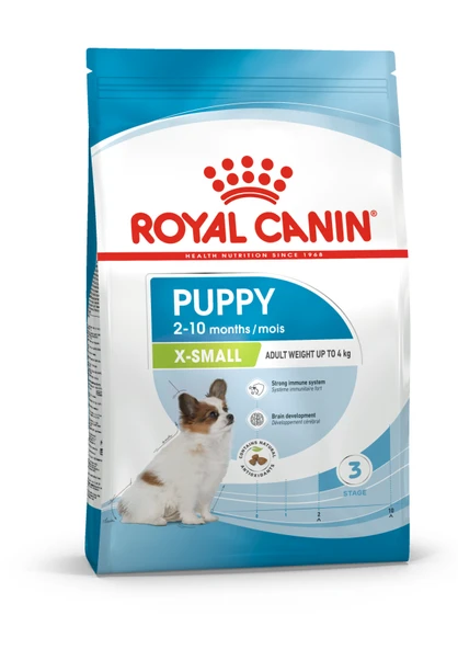 Xsmall Puppy Çok Küçük Irklar Için Yavru Kuru Köpek Maması 1.5kg ürün görseli 1