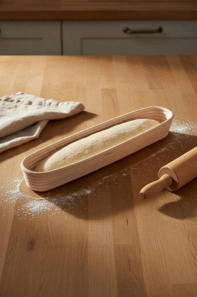 Bambum Puder - Ekmek Mayalama Sepeti Oval 44 Cm ürün görseli 1