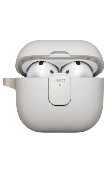 Airpods Pro 4 (4.NESİL) Kılıf Clyde Manyetik Kapak Dayanıklı Tasarım Kablosuz Şarj Desteği Çift Renk  GRİ ürün görseli 1