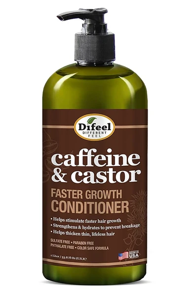 Difeel Caffeine & Castor Saç Uzamasını Destekleyen Saç Kremi 1LT ürün görseli 1