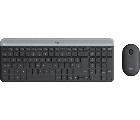 Logitech MK470 ince Kablosuz Set Siyah 920-009435 ürün görseli 1