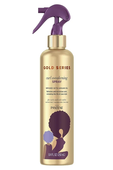 Pantene Gold Series Curl Awakening Bukle Canlandırıcı Saç Spreyi 250ML ürün görseli 1