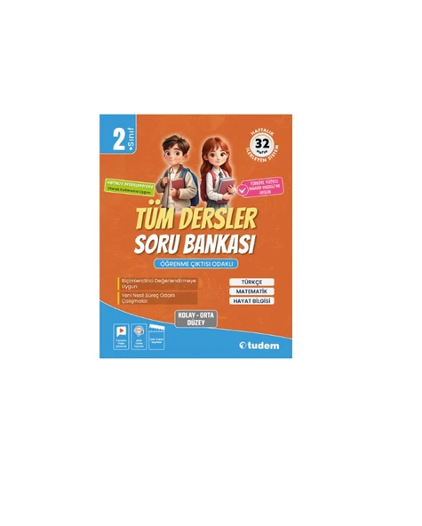 Tudem Yayınları 2. Sınıf Tüm Dersler Soru Bankası ürün görseli 1