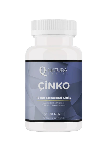 Q natura series Çinko  60 Tablet ürün görseli 1