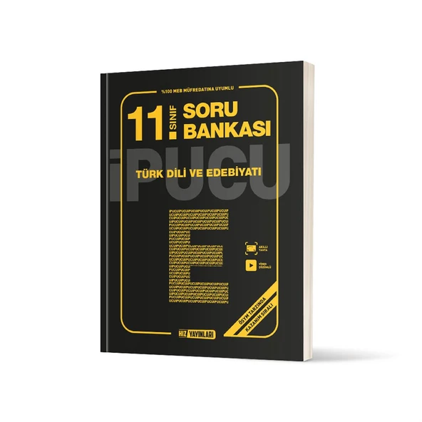 Hız 11. Sınıf Türk Dili Ve Edebiyatı Soru Bankası İpucu ürün görseli 1