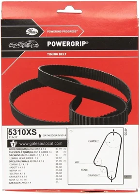 Opel / Astra F 1.4 - 1.6 8 Valf Triger Kayışı GATES ürün görseli 1