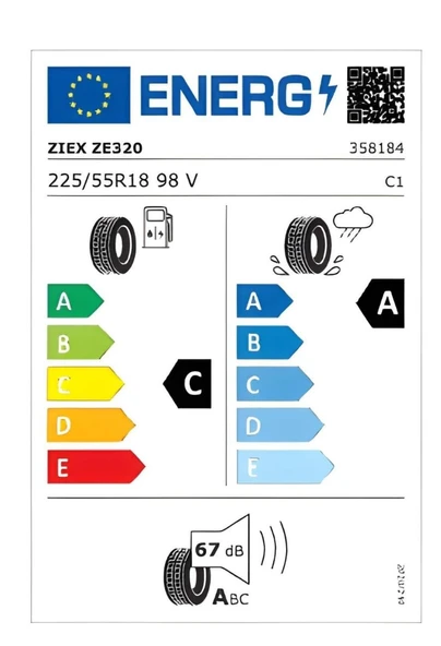 225/55R18 98V ZIEX ZE320 - Resim 2