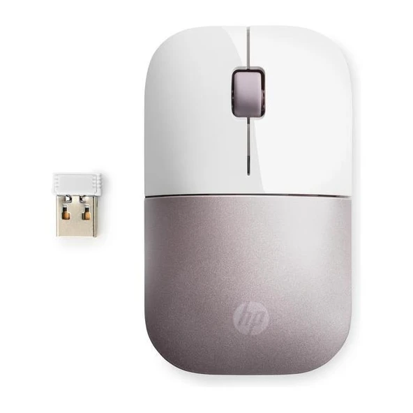 HP Z3700 4VY82AA Beyaz-Pembe Wireless Optik Mouse ürün görseli 1