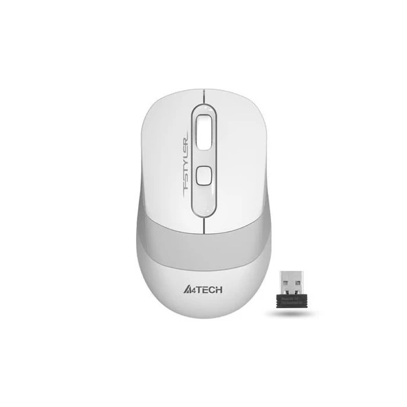 A4 Tech FG10 Beyaz Optik Kablosuz Mouse ürün görseli 1
