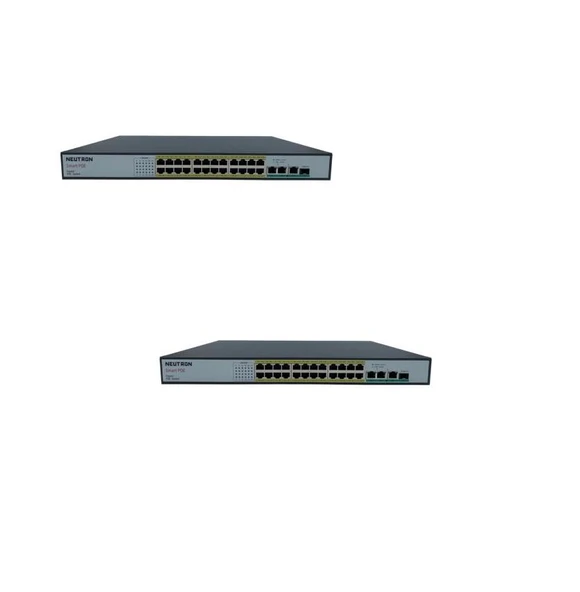 NEUTRON NT-PS24-320 24 PORT POE SWITCH ürün görseli 1