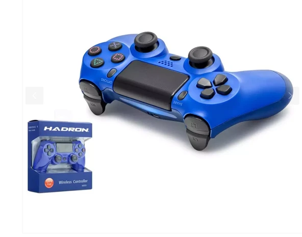 HADRON HD323M Kablosuz Oyun Kolu Gamepad , PS4,  Bluetooth , Mavi ürün görseli 1