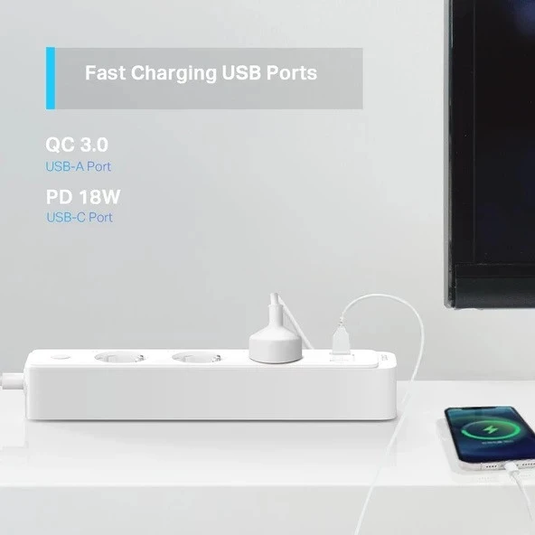 TP-LINK Tapo P300 Akıllı Priz - Resim 3