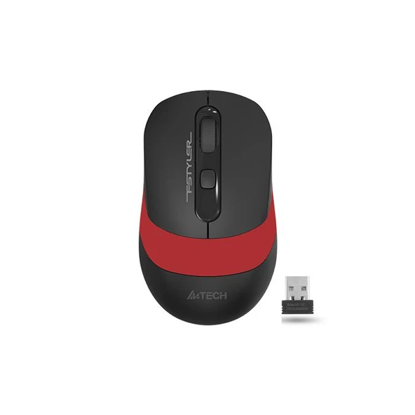 A4 Tech FG10 Kırmızı Optik Kablosuz Mouse ürün görseli 1