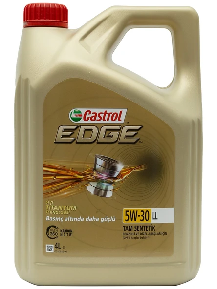 Castrol Edge 5W-30 LL 4 lt Motor Yağı - 2025 ürün görseli 1