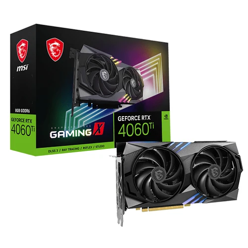 MSI GeForce RTX 4060 Ti GAMING X 8G GDDR6 128Bit DX12 DLSS 3 Gaming (Oyuncu) Ekran Kartı ürün görseli 1