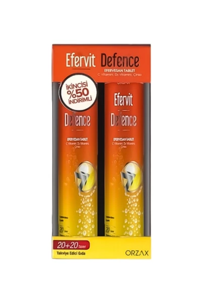 Efervit Orzax Ocean Defence 20 Efervesan Tab 2 Lı ürün görseli 1