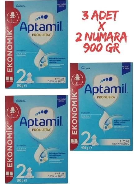 APTAMİL PRONUTRA 2 900 GR 3 ADET ürün görseli 1
