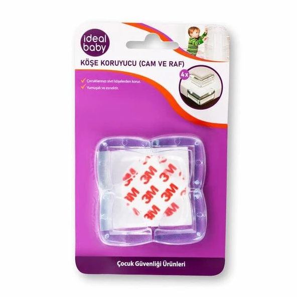 İDEAL BABY KÖŞE KORUYUCU CAM VE RAF IDE05 0152 ürün görseli 1