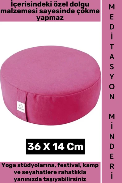 #MeditasyonMinderi Ultra Konforlu Rahat Outdoor Kamp Yoga Stüdyosu Meditasyon Minderi 36 X 14 Cm ürün görseli 1