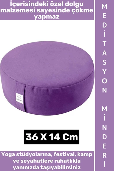 #MeditasyonMinderi Ultra Konforlu Rahat Outdoor Kamp Yoga Stüdyosu Meditasyon Minderi 36 X 14 Cm ürün görseli 1