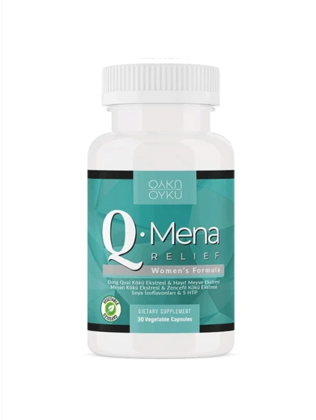 Q-mena / Soya Izoflavonları, D. Quai, V Castus, 5-htp / 30 Kapsül ürün görseli 1