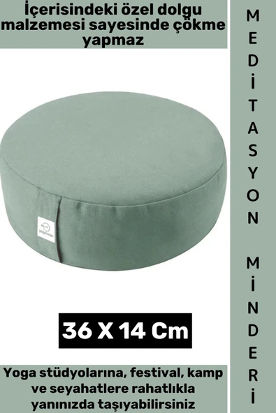 #MeditasyonMinderi Ultra Konforlu Rahat Outdoor Kamp Yoga Stüdyosu Meditasyon Minderi 36 X 14 Cm ürün görseli 1