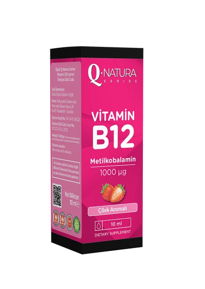 Q natura series Vitamin B12 10 ml Sprey ürün görseli 1