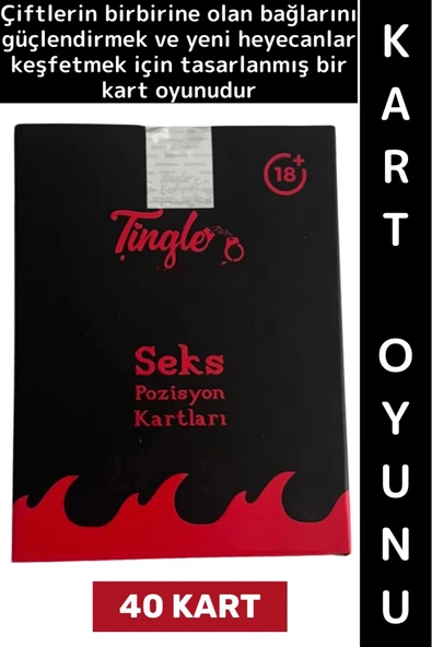 #KartOyunu Eğlenceli Romantik Keyifli Vakit Etkinlik Sevgili Çift İlişki Yetişkin 40 Kartlı Oyun ürün görseli 1