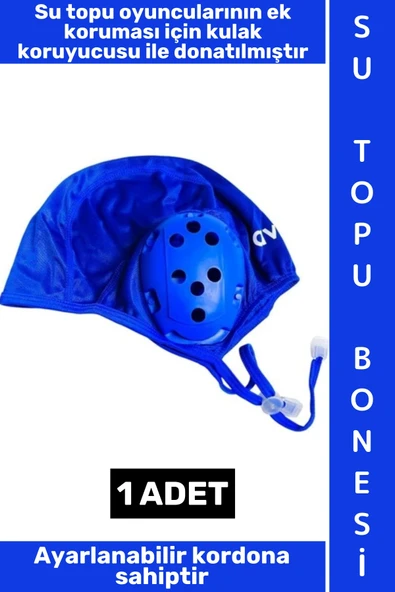 #SuTopuBone Klora Dayanıklı Çok Şık Kadın Erkek Ayarlanabilir Kordonlu Kulak Korumalı Su Topu Bonesi ürün görseli 1