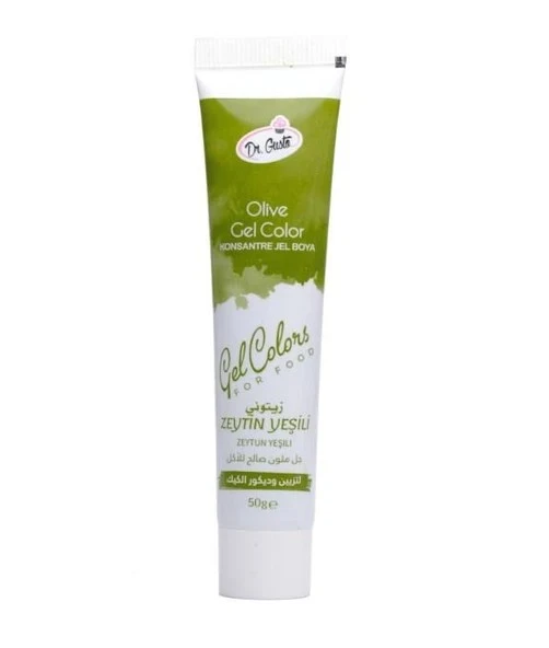 JEL BOYA DR.GUSTO  50 GR ZEYTİN YEŞİLİ ürün görseli 1