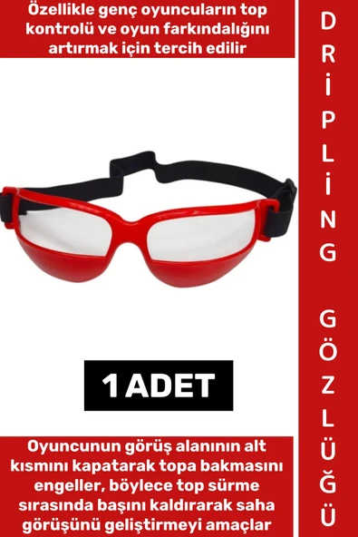 #DriplingGözlüğü Bisiklet Kayak Basketbol Antrenman Etkili Top Sürme Ayarlanabilir Dripling Gözlüğü ürün görseli 1