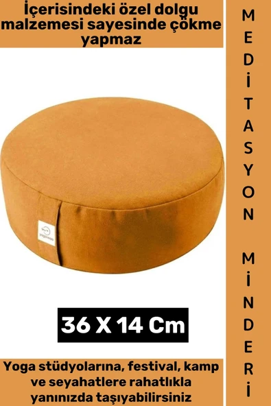 #MeditasyonMinderi Ultra Konforlu Rahat Outdoor Kamp Yoga Stüdyosu Meditasyon Minderi 36 X 14 Cm ürün görseli 1