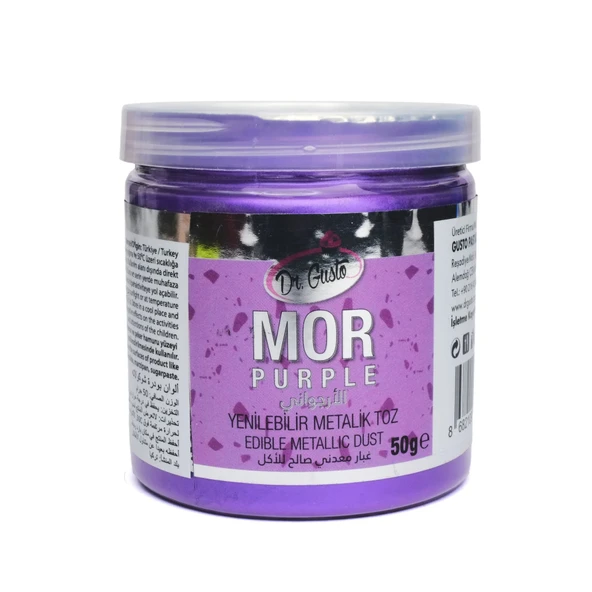 TOZ SİM  METALİK DR. GUSTO 50 GR MOR ürün görseli 1